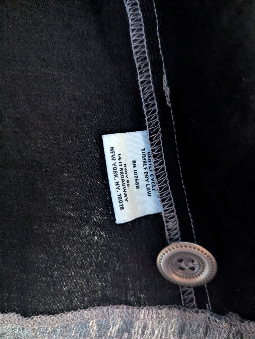 Metallic Silver Women's Jacket - By Ruby Rd. - Picture 6 of 6